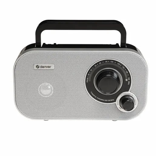Denver TR-51 prijenosni FM radio, bijeli