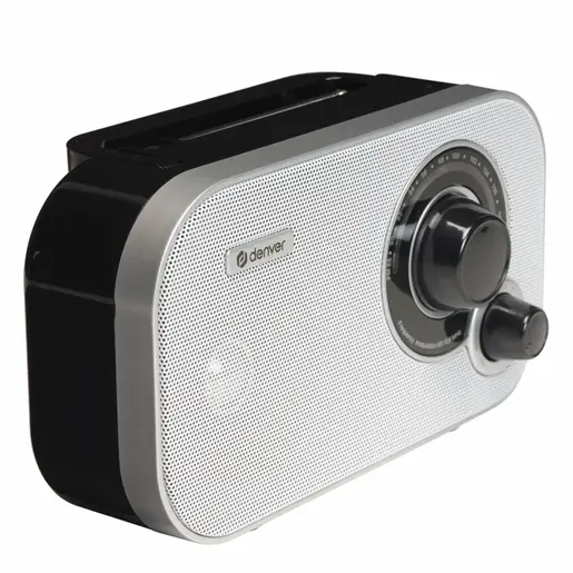 Denver TR-51 prijenosni FM radio, bijeli