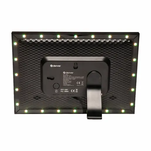 Denver PFF-1081, 1GB RAM/16GB, digitalni foto okvir, crni