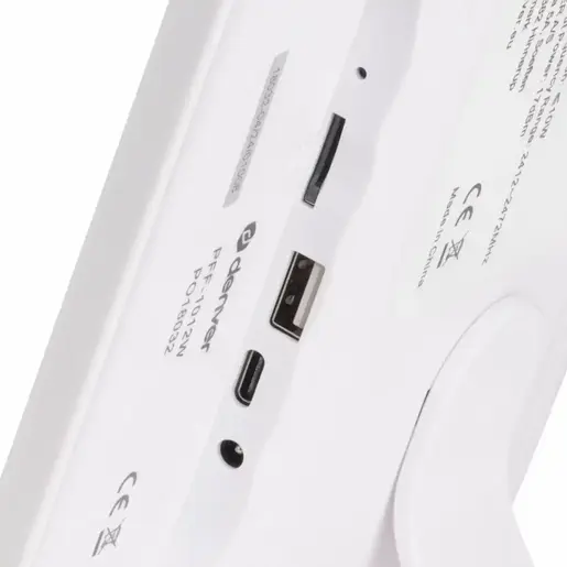 Denver PFF-1012WMK2, 1GB RAM/16GB, digitalni foto okvir, bijeli