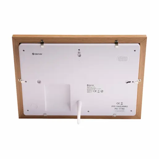 Denver PFF-1042, 512MB RAM/16GB, digitalni foto okvir, Light Wood