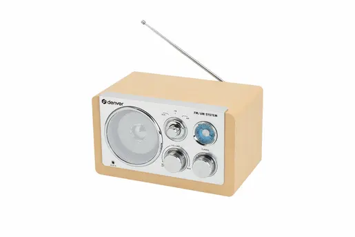 Denver TR-63 AM/FM radio, Light Wood