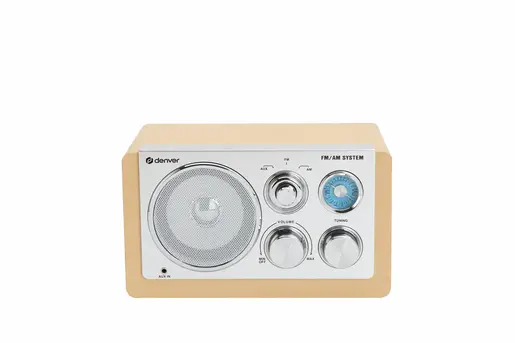 Denver TR-63 AM/FM radio, Light Wood