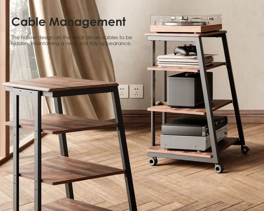 FITUEYES Eiffel AS07 stalak za HiFi, orah