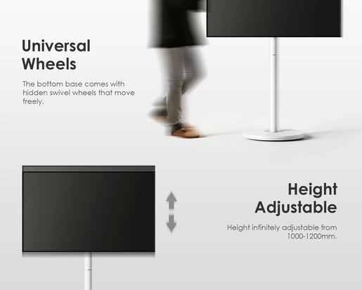 FITUEYES Master V2 FT65 TV stalak, bijela