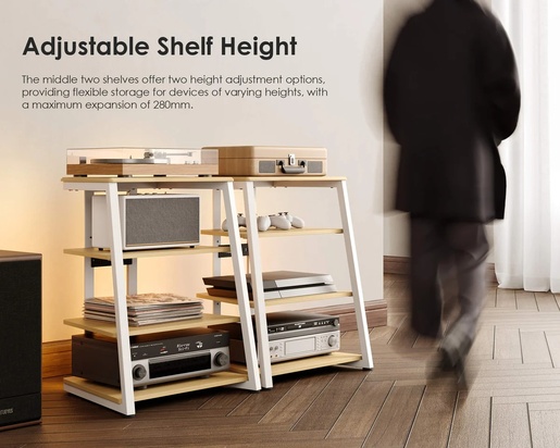 FITUEYES Eiffel V2 AS06 LED stalak za HiFi, javor