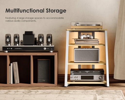 FITUEYES Eiffel V2 AS06 LED stalak za HiFi, javor