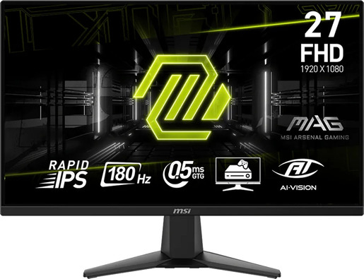 MSI MAG 275F, 27" FHD VA, 180Hz, 0.5ms, 2xHDMI, DisplayPort, zakrivljeni, monitor