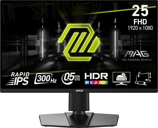 MSI MAG 255PXF, 24.5" FHD IPS, 300Hz, 0.5ms, 2xHDMI, DisplayPort, zvučnici, monitor