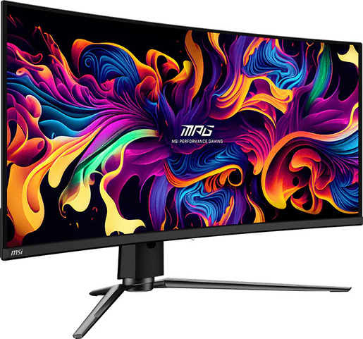 MSI 34" gaming monitor MPG 341CQPX, UWQHD, 240Hz, OLED, zakrivljeni