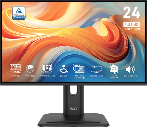MSI 23.8" office monitor PRO MP245PG E14, FHD, 144Hz, IPS