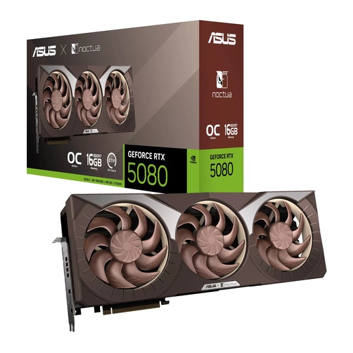 Grafička kartica Asus, NOCTUA nVidia GeForce RTX 5080 16GB GDDR7, PCIe 5.0 (90YV0M32-M0NA00)