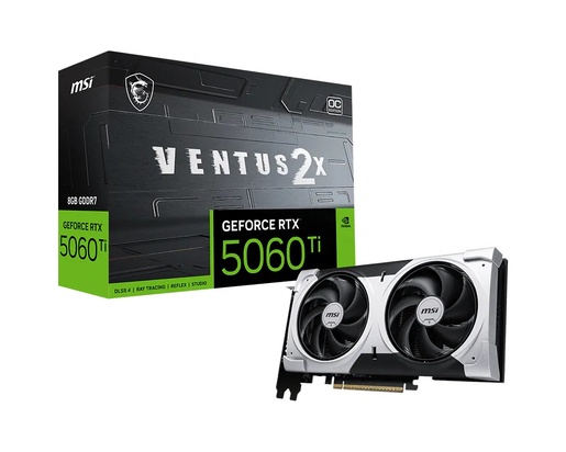 Grafička kartica MSI, VENTUS 2X OC PLUS nVidia GeForce RTX 5060 Ti 8GB GDDR7, PCIe 5.0, 3x DisplayPort, 1x HDMI (912-V536-001)