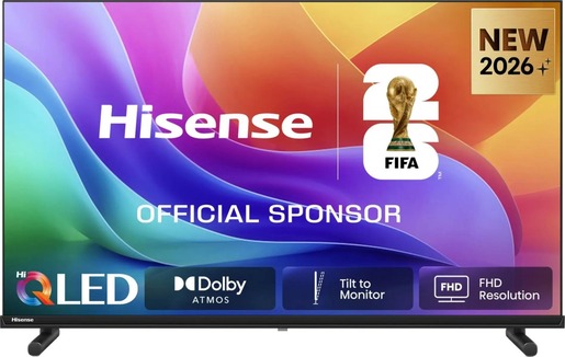 Hisense 32" Hi-QLED Smart TV 32A5S, Full HD, VIDAA Smart, 60Hz Game Mode