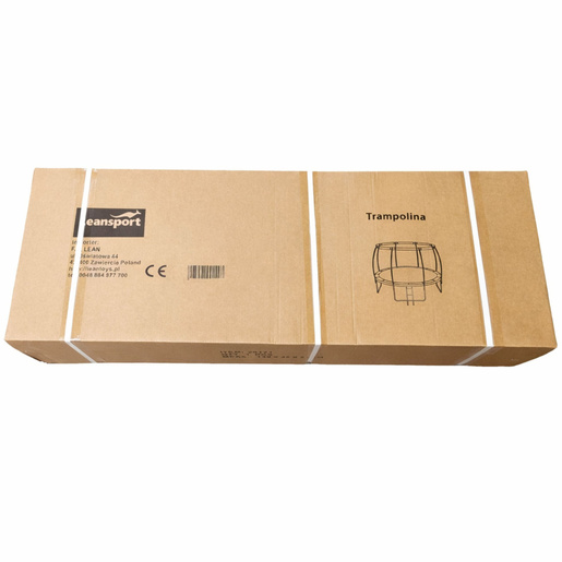 Trampolin LINE 183 cm - crni - zeleni
