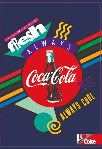 Set bilježnica Coca Cola, A4 kvadratići, meki uvez, 10 KOM