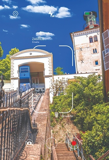 Set bilježnica Postcard, A4 kvadratići, 40 listova, meki uvez, 10 KOM