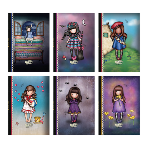 Set bilježnica Gorjuss, A4 linije, 96 listova, tvrdi uvez, 10 KOM