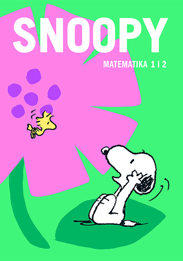 Pisanka Matematika 1 i 2 Snoopy, B5 kvadratići, 24 lista, meki uvez