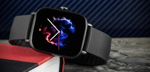 Amazfit GTS 3, 42mm, Graphite Black, silikonski remen, pametni sat