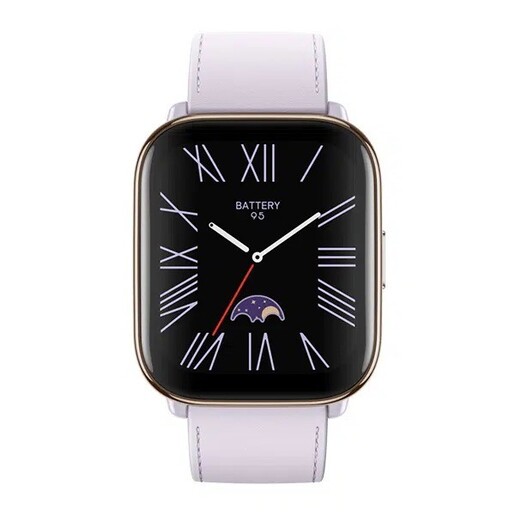 Amazfit Active, 42mm, Lavender Purple, kožni remen, pametni sat
