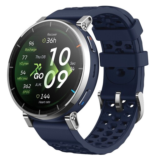 Amazfit Active 3 Premium, 45mm, Atlas Blue, silikonski remen, pametni sat