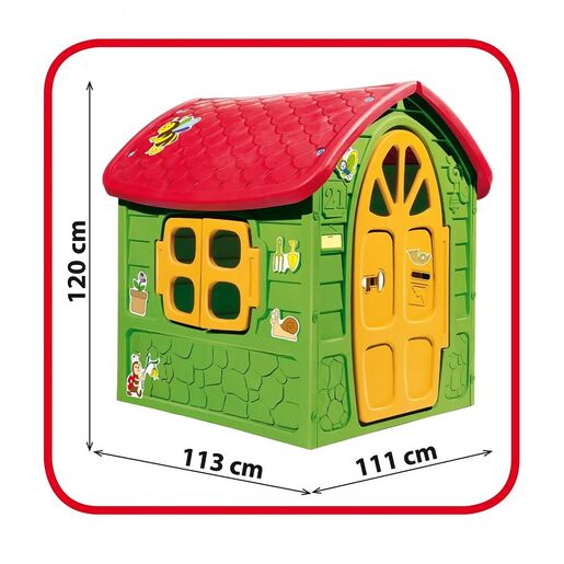Velika kućica za igru - zelena
