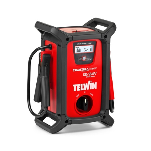 TELWIN PRO+ višenamjenski elektronički starter, napajanje i tester STARTZILLA 9024XT, 240V, 9000/4500 A