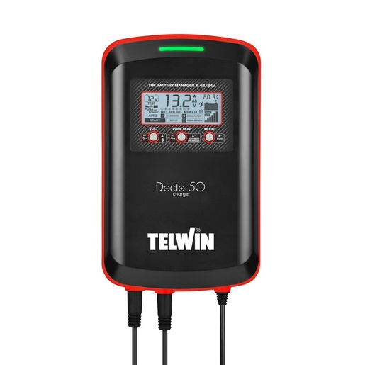 TELWIN višenamjenski elektronički punjač baterija DOCTOR CHAREG 50, 230 V, 610 W