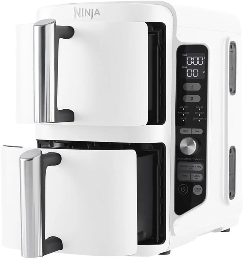 Ninja friteza SL400EUWH Foodie Double Stack 6u1, bijela