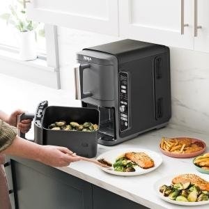 Ninja friteza SL400EU Foodie Double Stack 6u1, srebrna