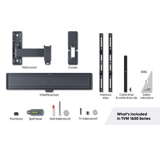 Vogel's TVM1623 nosač za 40"-77" nagib + TVM1223 nosač za 19"-43" nagib gratis
