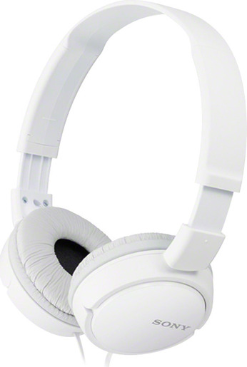 Sony MDR-ZX110, žičane naglavne slušalice, bijele (MDRZX110W.AE)