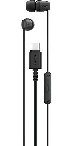 Sony IER-EX15C, žičane In-Ear slušalice, USB-C, crne (IEREX15CB.CE7)