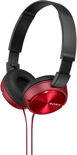 Sony MDR-ZX310, žičane naglavne slušalice, crvene (MDRZX310R.AE)