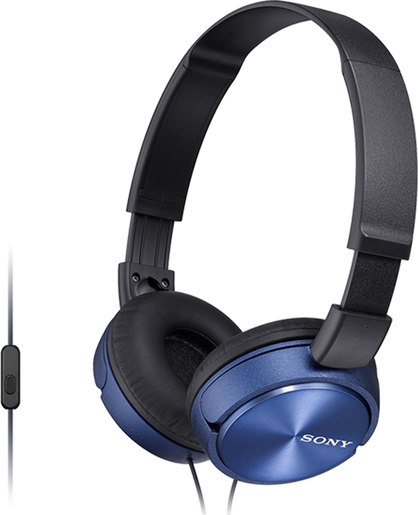 Sony MDR-ZX310AP, žičane naglavne slušalice, plave (MDRZX310APL.CE7)