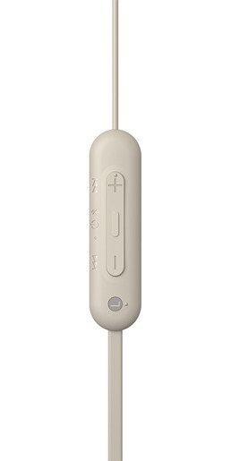 Sony WI-C100, bežične In-Ear slušalice, bež (WIC100C.CE7)