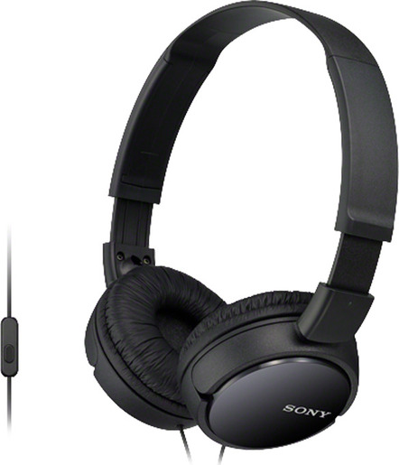 Sony MDR-ZX110AP, žičane naglavne slušalice, crne (MDRZX110APB.CE7)