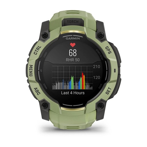 Garmin Instinct 3 50mm AMOLED Fern Gray, 010-03020-02, pametni sat