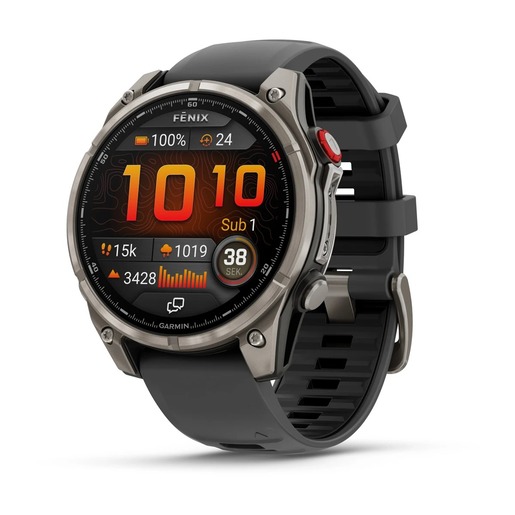Garmin Fenix 8 Pro 47 mm LTE AMOLED  Sapphire Tit. Graphite remen, 010-03198-11, pametni sat