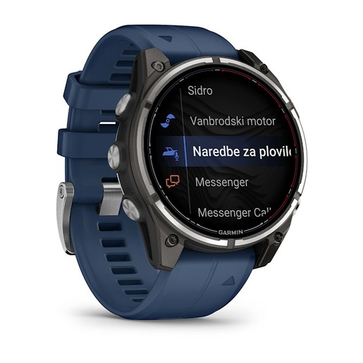 Garmin Quatix 8 Pro nautički GPS sat 47mm AMOLED Sapphire, 010-03198-51, pametni sat