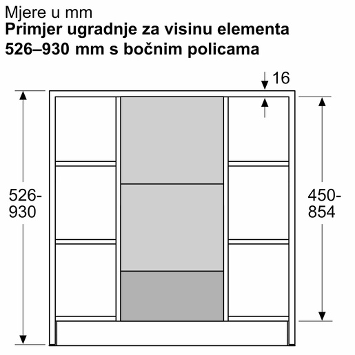 Bosch dodatni pribor za nape DWZ1IB6K2
