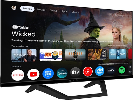 Tesla 24" DLED TV 24E655BHS, HD Ready, Google Smart TV