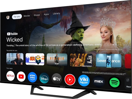 Tesla 40" DLED TV 40E655BFS, Full HD, Google Smart TV