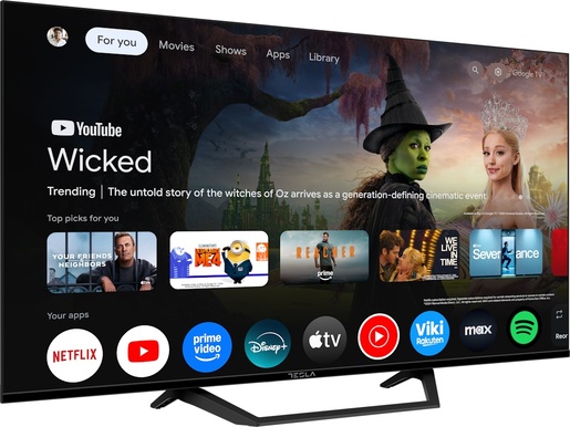 Tesla 40" DLED TV 40E655BFS, Full HD, Google Smart TV