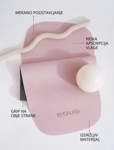 EQUA prostirka za jogu, Pink
