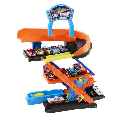 Hot Wheels City transformirajuća staza i garaža