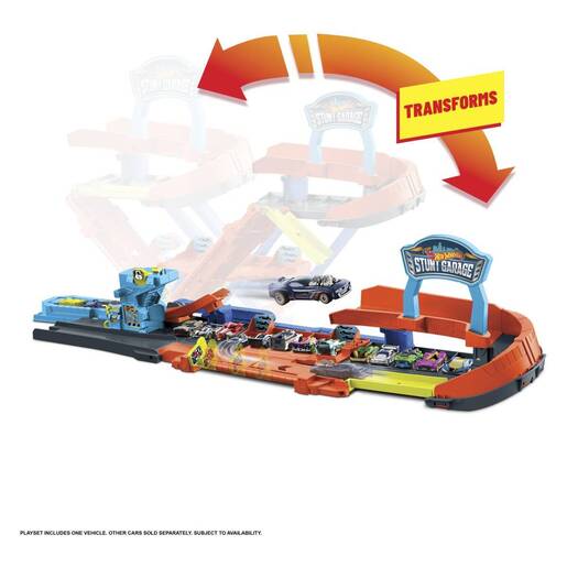 Hot Wheels City transformirajuća staza i garaža