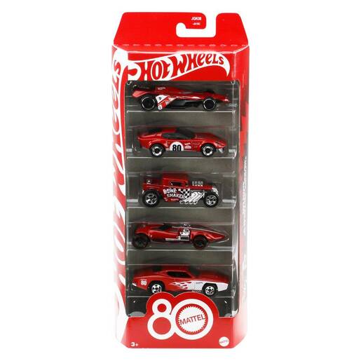 Hot Wheels autići Mattel 80 godina, 5-Pack