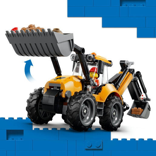 LEGO® City Žuti bager s utovarivačem 60480